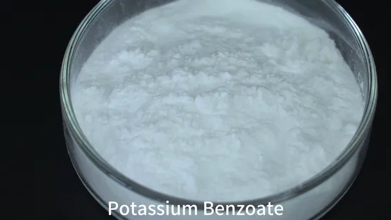 Aditivos alimentares Conservante em bebidas alimentícias E212 Benzoato de potássio