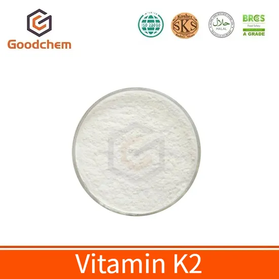 Suprimento de fábrica Goodchem a granel com o melhor preço de vitamina K2 em pó CAS 84